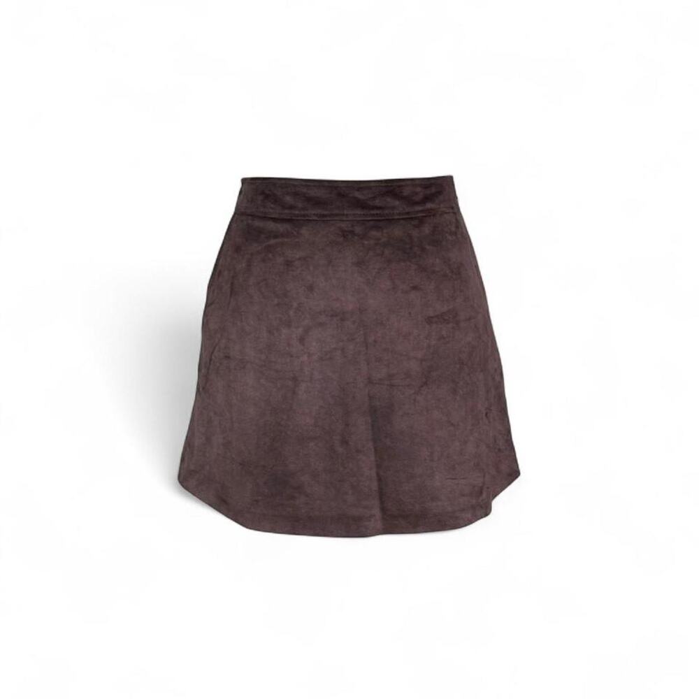 Guess Velvet Brown Skirt NWT Women’s size small retail $89